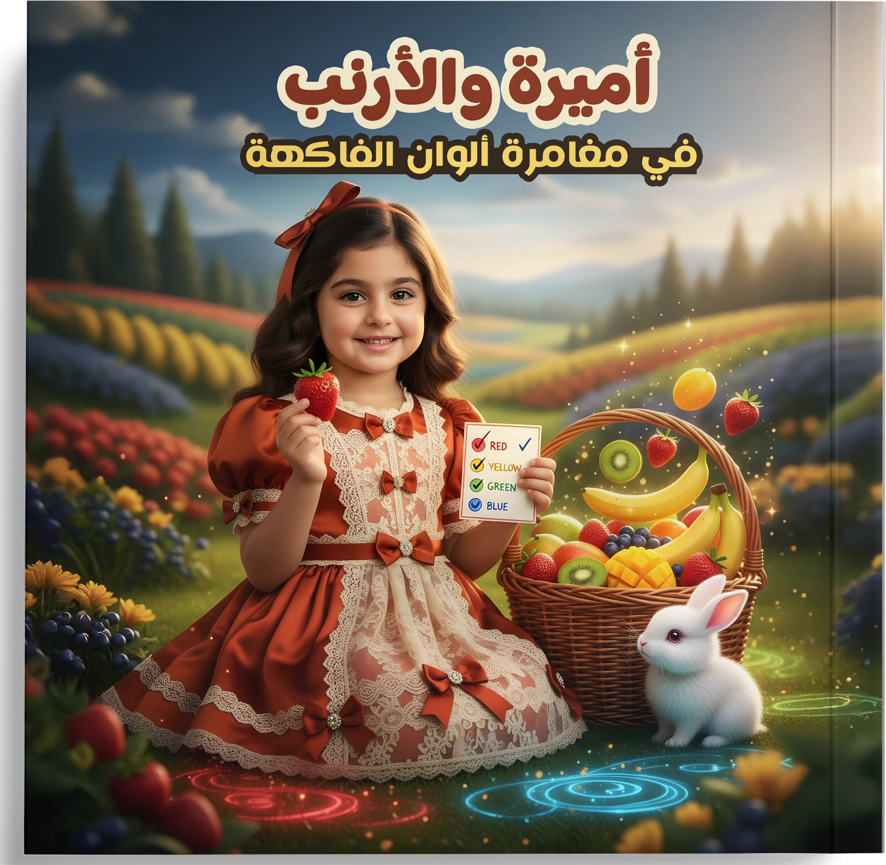 أميرة والأرنب في مغامرة ألوان الفاكهة